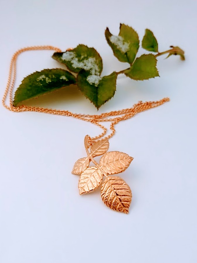 Rund anker (2,1 mm) - 60 cm (rosèforgylt) - Bilde 3